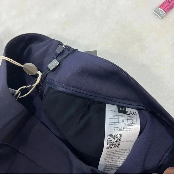 Marciano Los Ángeles Women's Pant Skinny navy blue Side Zipper Size us 2 - Picture 14 of 14